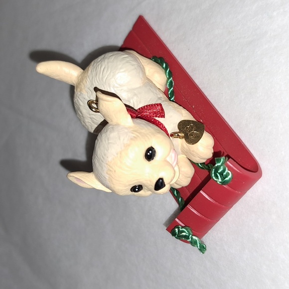 HALLMARK PUPPY LOVE 1991, 1992, 1993, 1994 FIRST 4 IN SERIES Ornaments - Picture 4 of 5